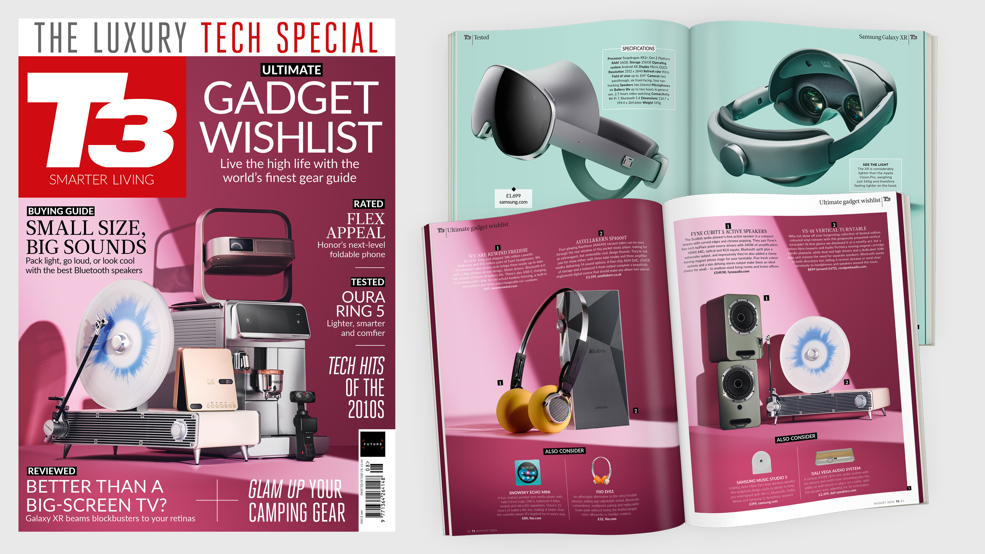 The latest issue of T3 magazine