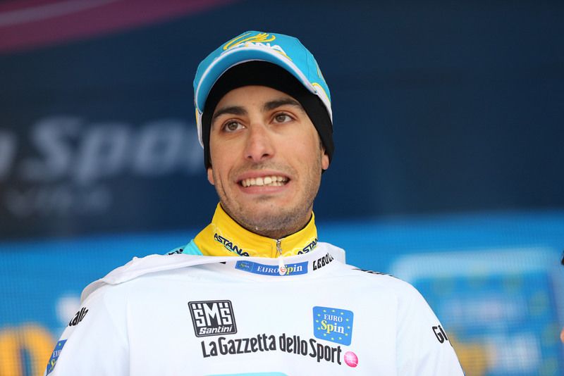 Fabio Aru (Astana) lost the maglia rosa but remains the best young rider in the race