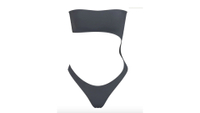 SKIMS Swim Strapless Monokini
RRP: $88
 Going the sexy route? This monokini with cheeky coverage and bold cut-out details will do the trick. Available in sizes XXS to 4X.