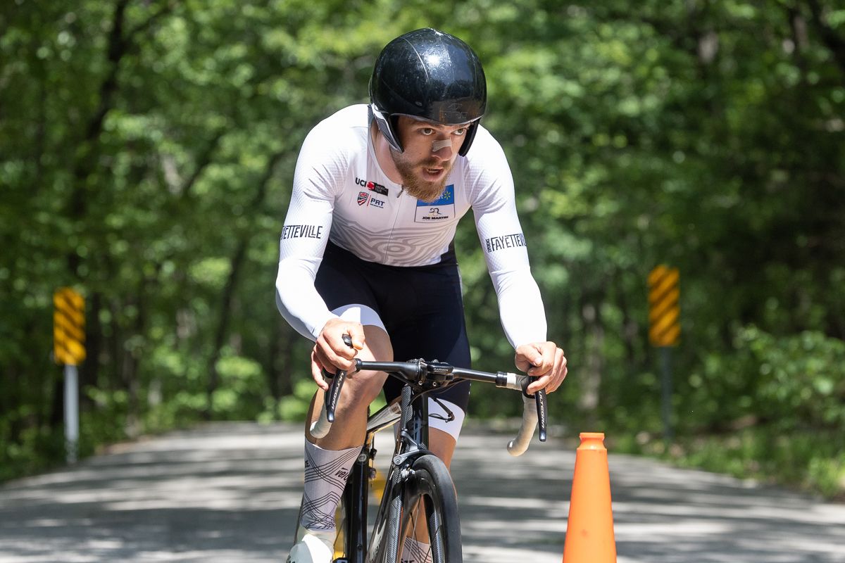 Caleb Classen (Kelly Benefits Strategies Cycling) extended his lead in the best young rider's competition to 1'13" over Gavin Hlady (Space City Development Team)