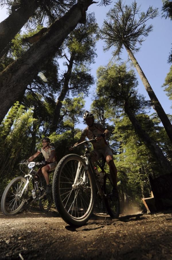 Riders side-by-side in the Trans Andes