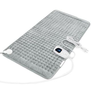 Gray heating pad - with white cable remote control