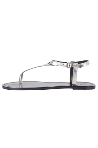 Leather Thong Flat Sandals