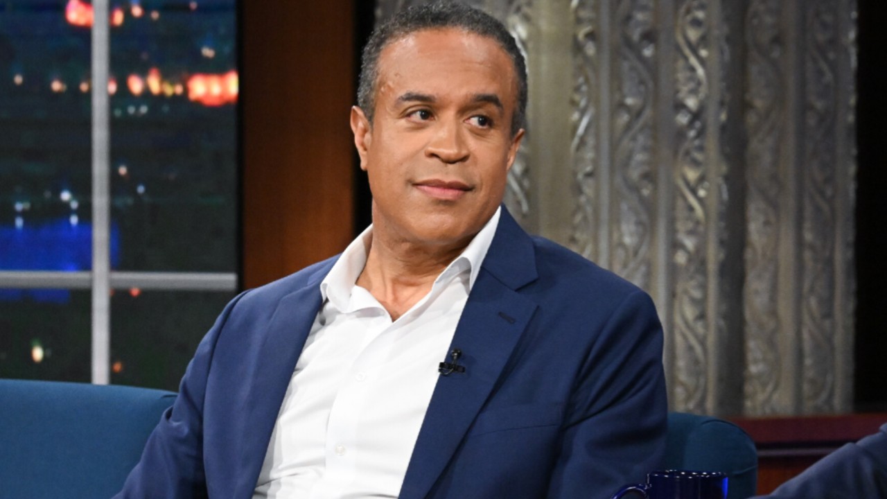 Maurice DuBois on The Late Show with Stephen Colbert. 