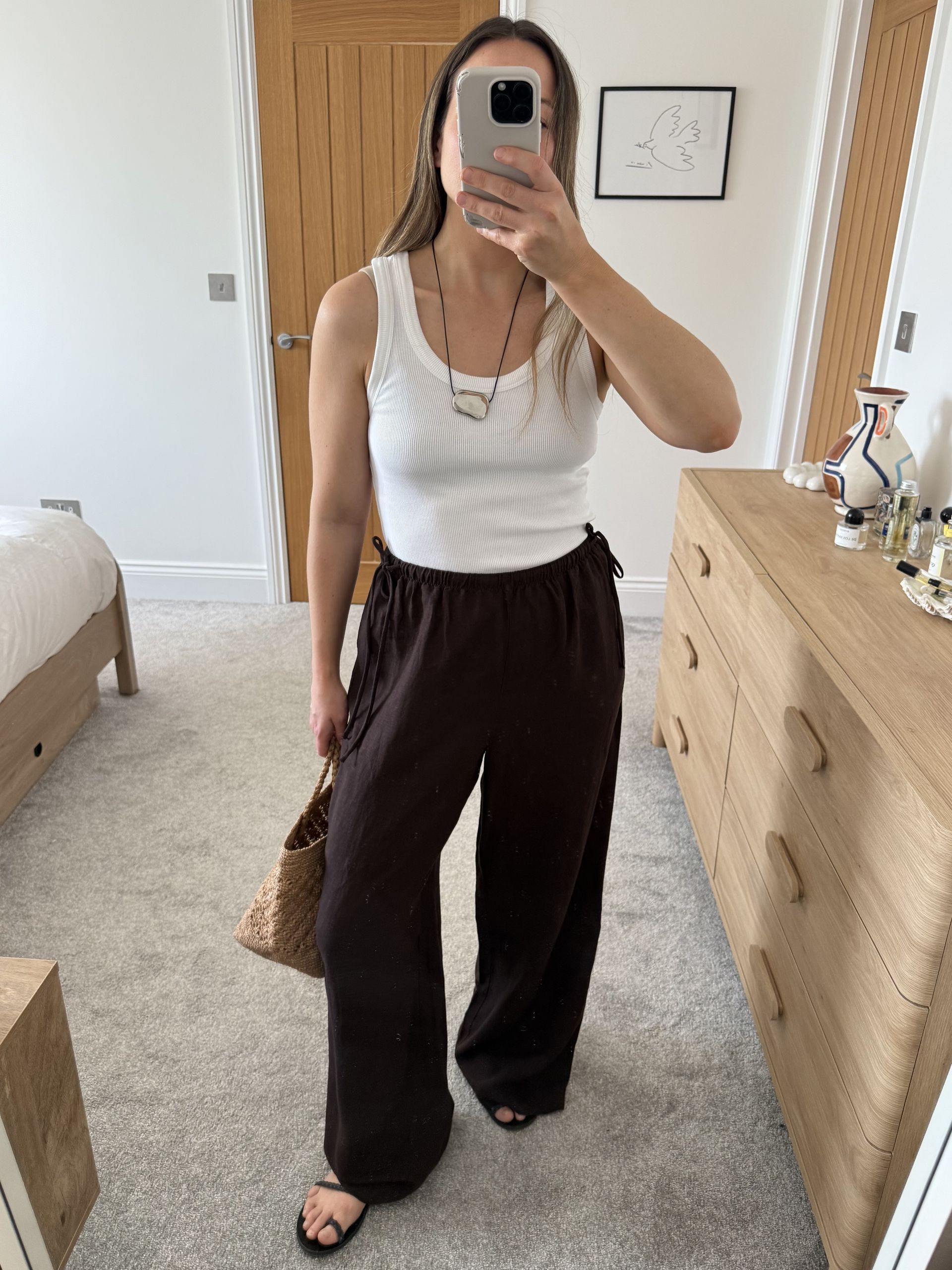 Emily Dawes wears H&amp;M linen
