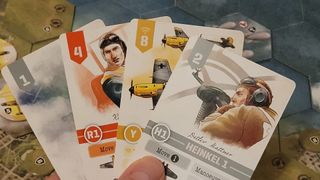 Some of the cards from Undaunted: Battle of Britain