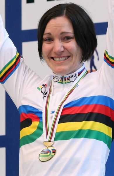 Laughter and tears for Meares on the podium