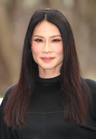 Lucy Liu attends the photocall for "Shazam! Fury Of The Gods" at Palazzo Manfredi on March 02, 2023 in Rome, Italy