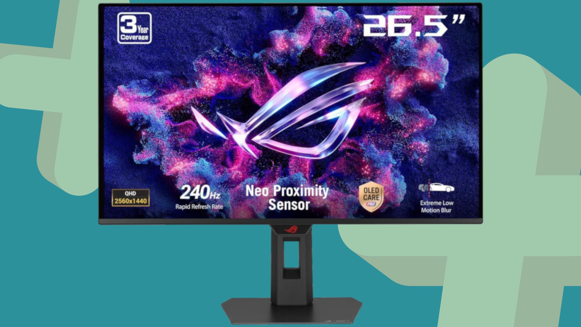ASUS ROG Strix monitor with GamesRadar+ deals branding