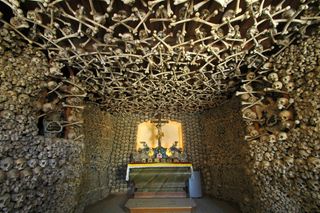 Skull Chapel in Czermna, Poland.