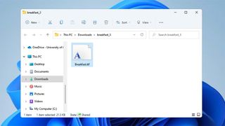 How to install fonts in Windows 11