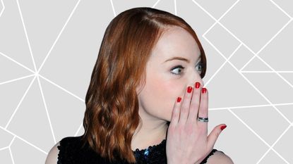 Emma Stone Wearing Melissa Kaye Rings