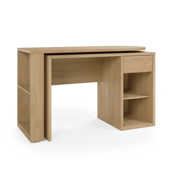 Malik Double Swivel Storage Desk
