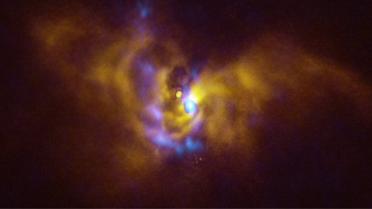 Primera detección de gigantes gaseosos que nacen alrededor de una estrella joven (en la foto)