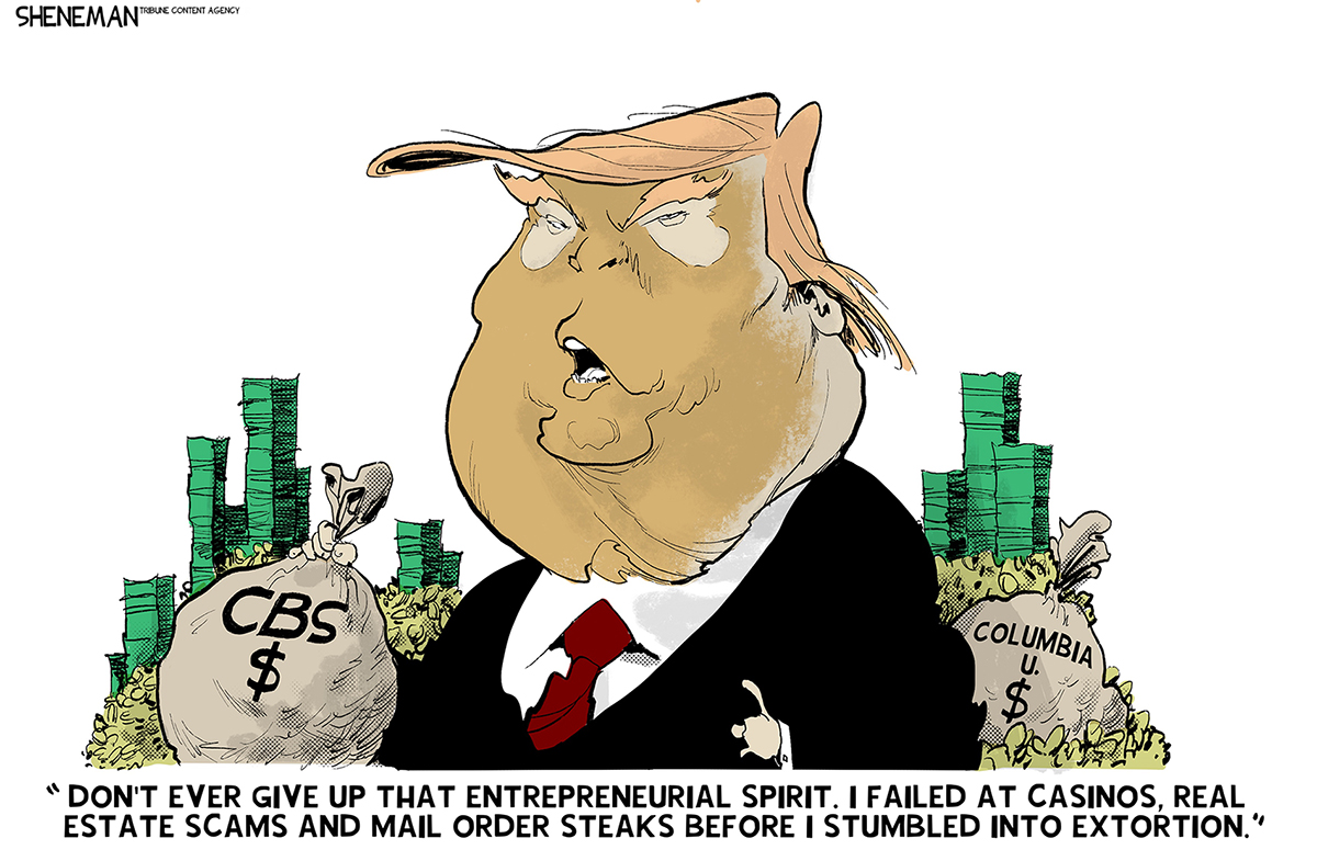 Political cartoon