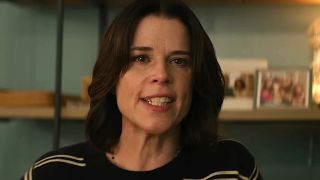 Neve Campbell as Sidney Prescott is shown in the trailer for Scream 7.
