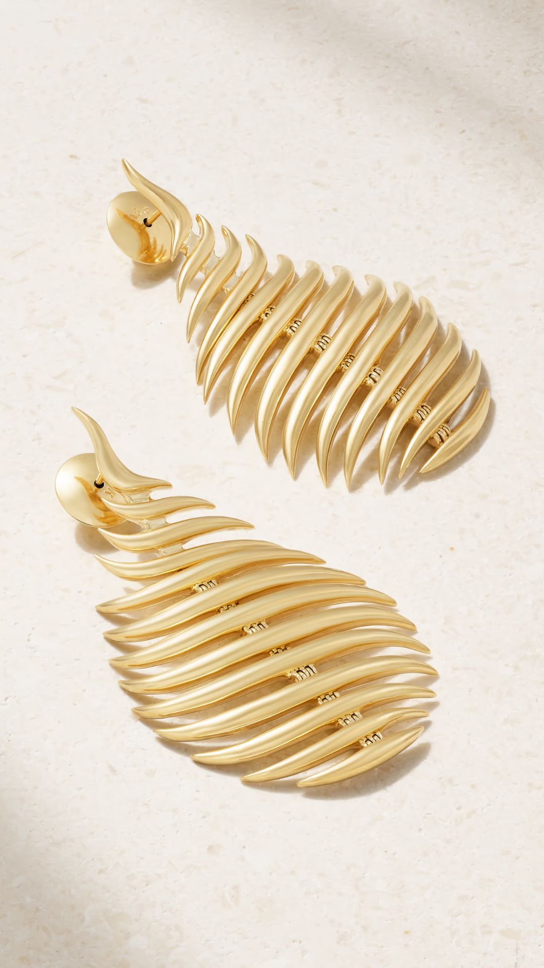 Flame Medium 18-Karat Gold Earrings