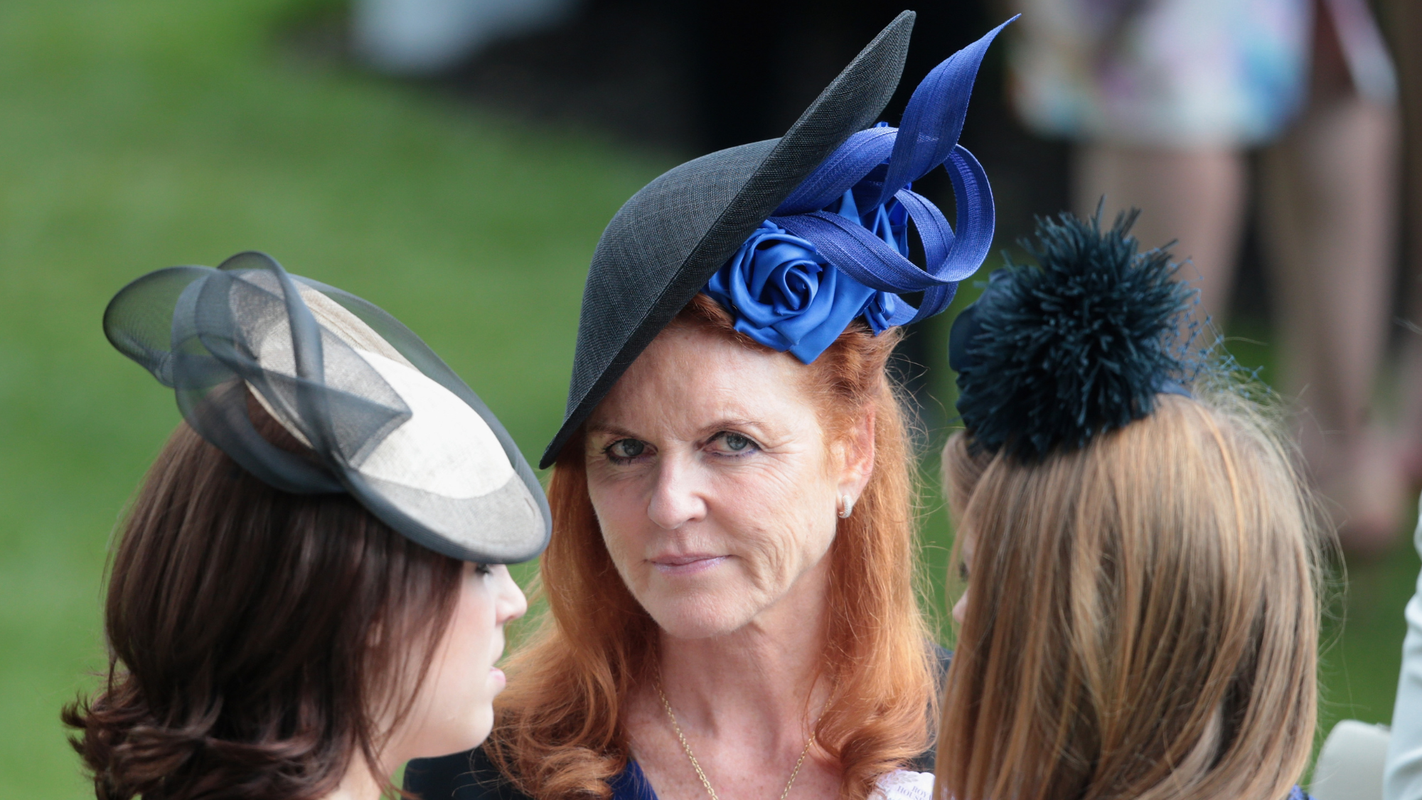 Princess Eugenie, Sarah Ferguson and Princess Beatrice at Royal Ascot 