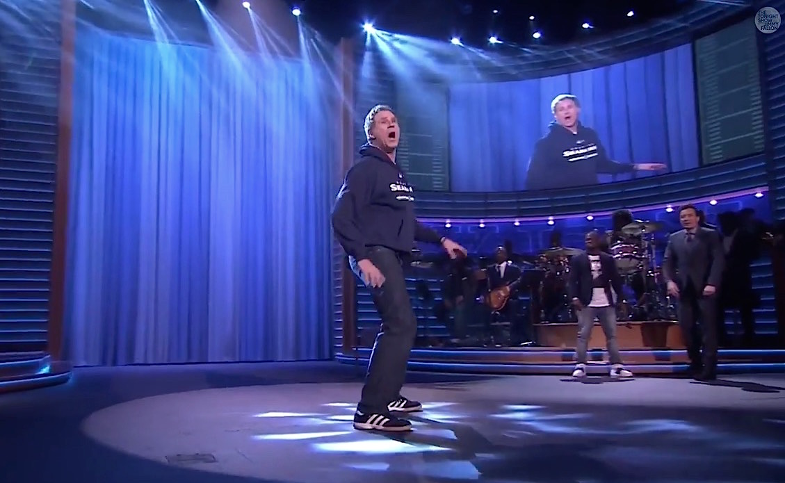 Will Ferrell Kevin Hart And Jimmy Fallon Face Off In The Super Bowl Of Lip Sync Battles 