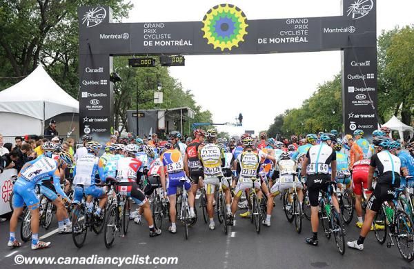 Riders wait to start.