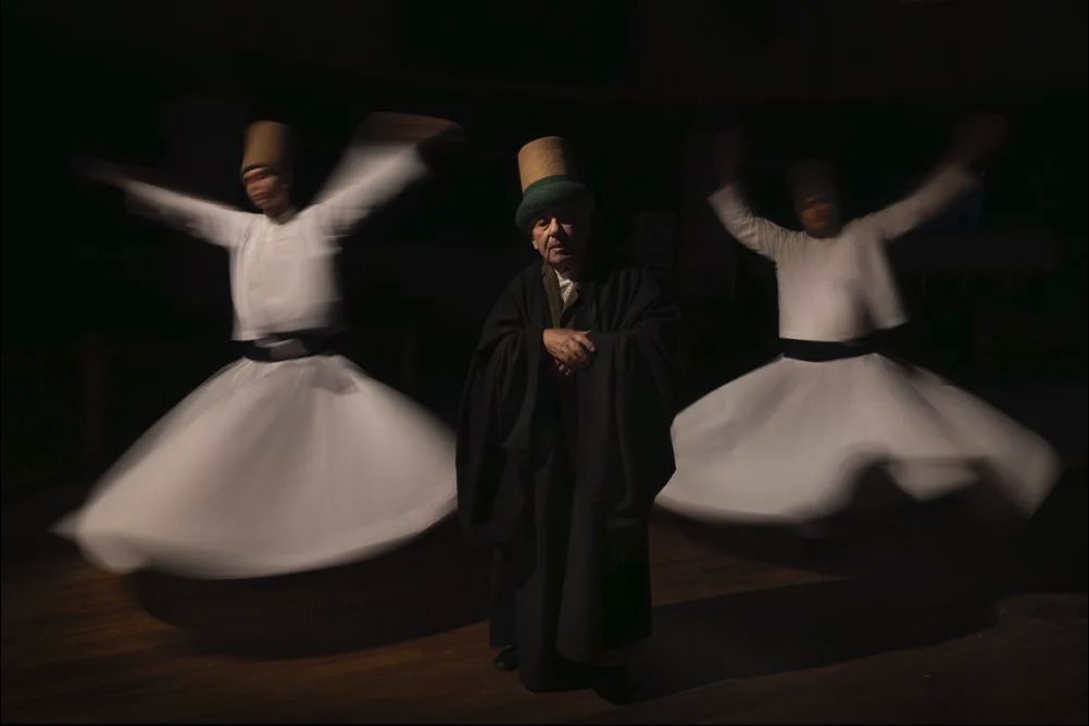 Travel Photographer of the Year 2025 winner Athanasios Maloukos' winning portfolio called Whirling Devotion: Rituals of Sufism in Anatolia.