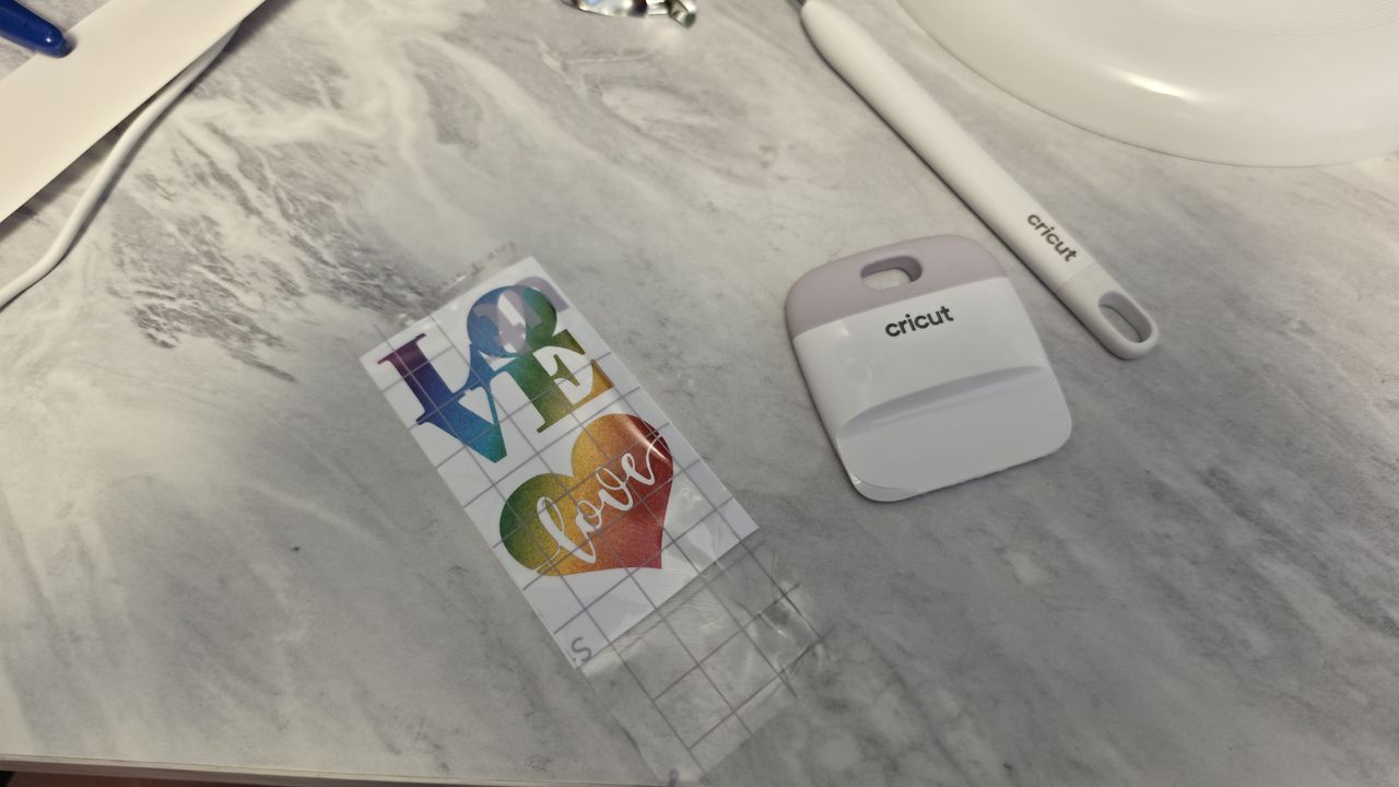 Cricut Pride crafting