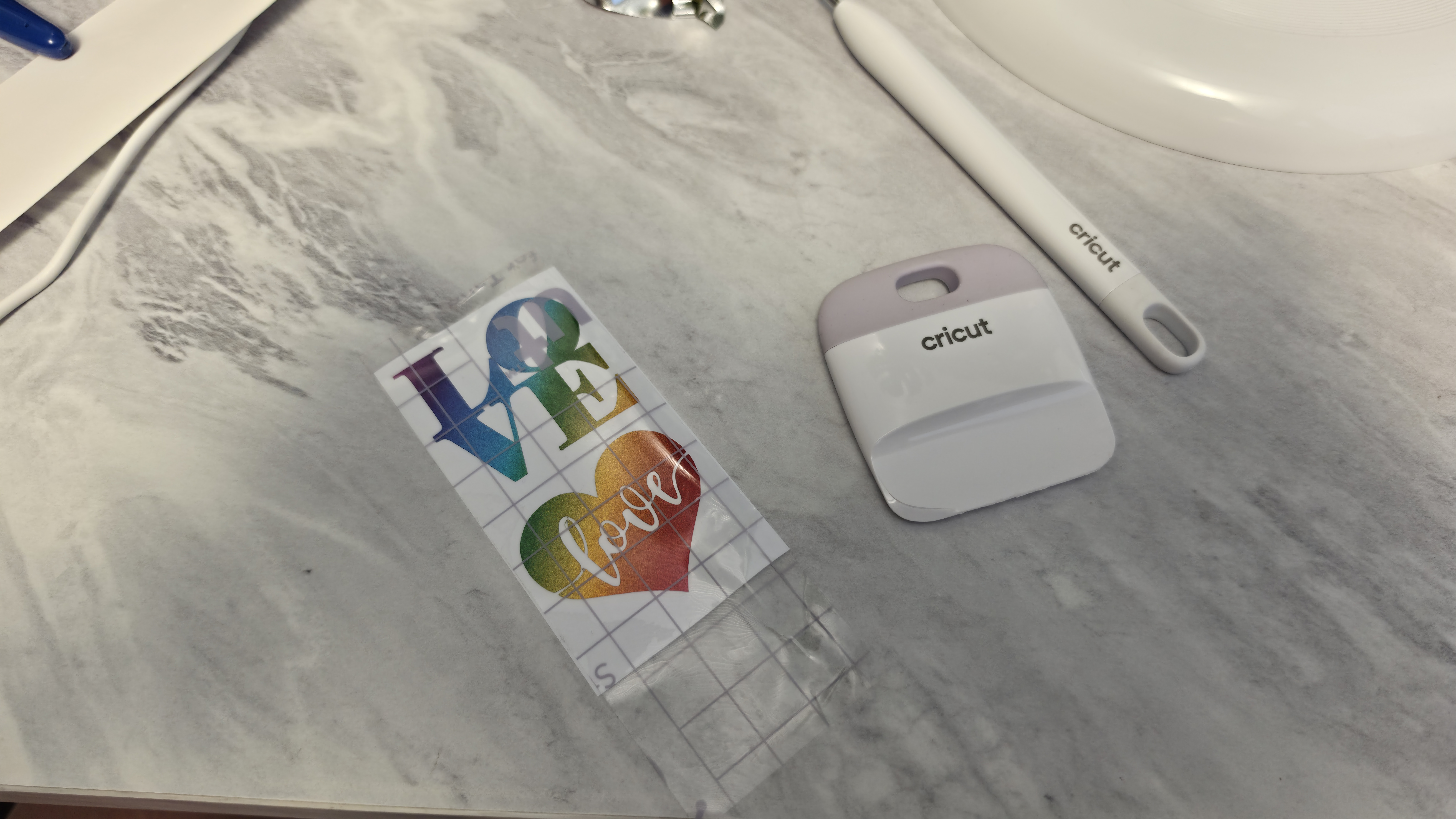 Cricut Pride crafting
