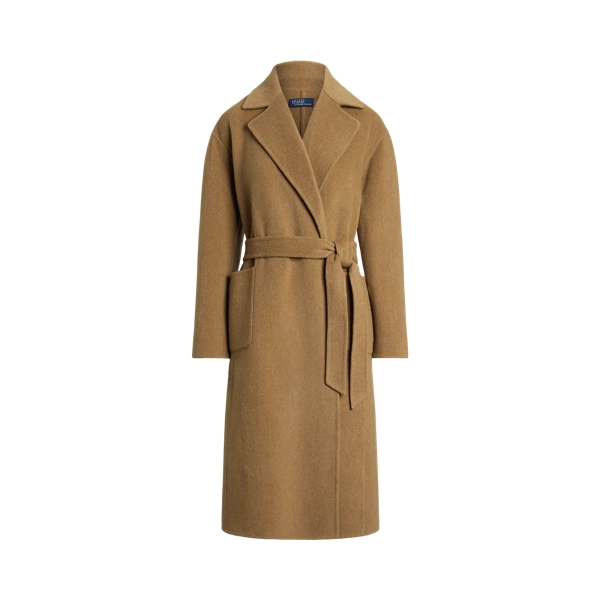 Polo Ralph Lauren, Double-Faced Wool Wrap Coat