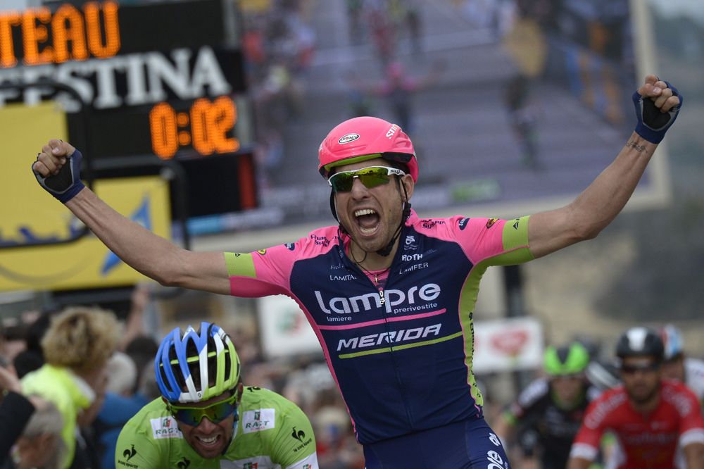 Davide Cimolai (Lampre-Merida) wins stage 5 of Paris-Nice