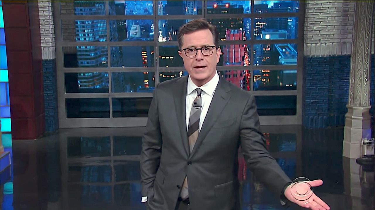 Stephen Colbert has some words for James Comey