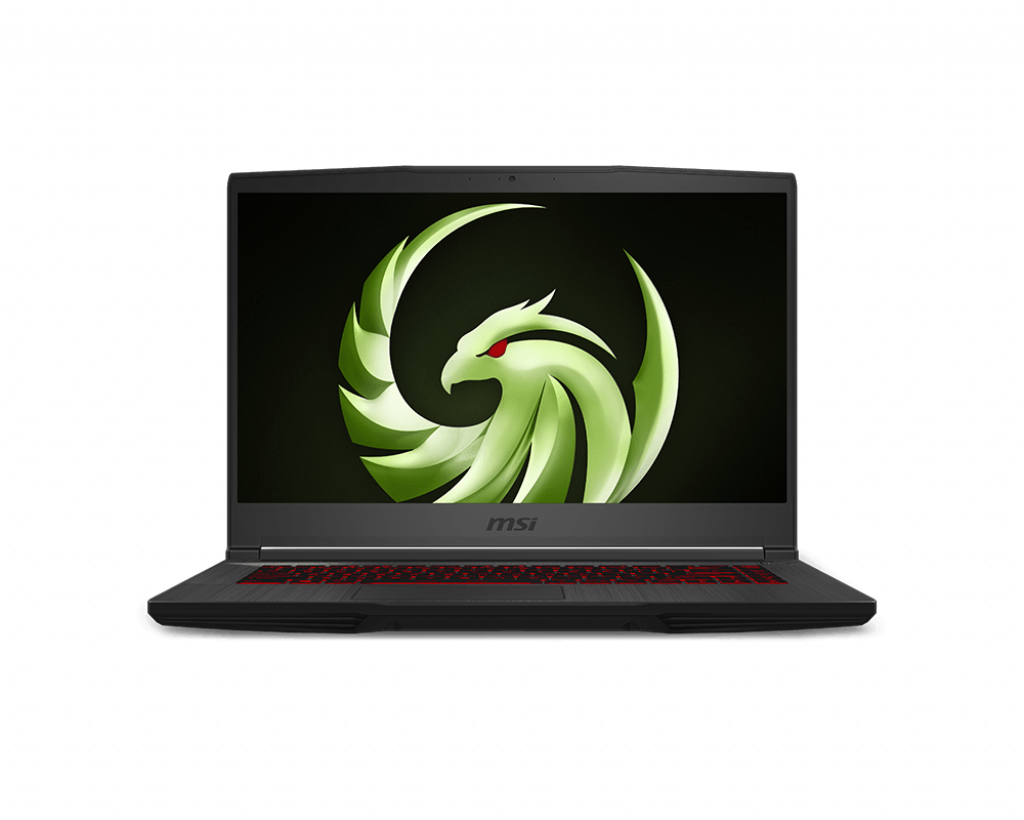 MSI Bravo 15 front flat