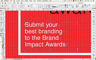 brand impact awards in InDesign