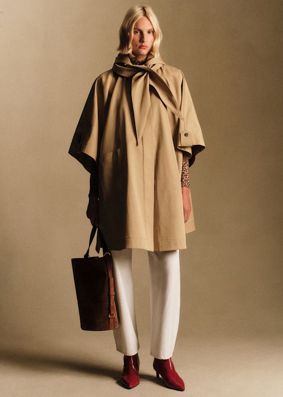 Gabrio Coat - Light Beige - Organic Cotton - Organic Textile - S&amp;eacute;zane