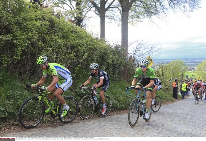 Peter Sagan (Cannondale) on the Koppenberg