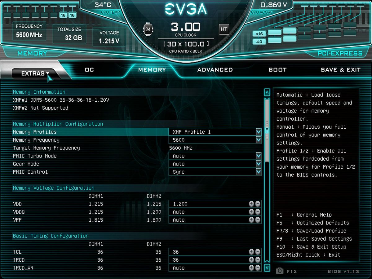 BIOS - EVGA Z790 Dark Kingpin