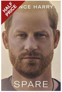 SPARE - Prince Harry's official memoir - WAS £28, NOW £14 | Waterstones.