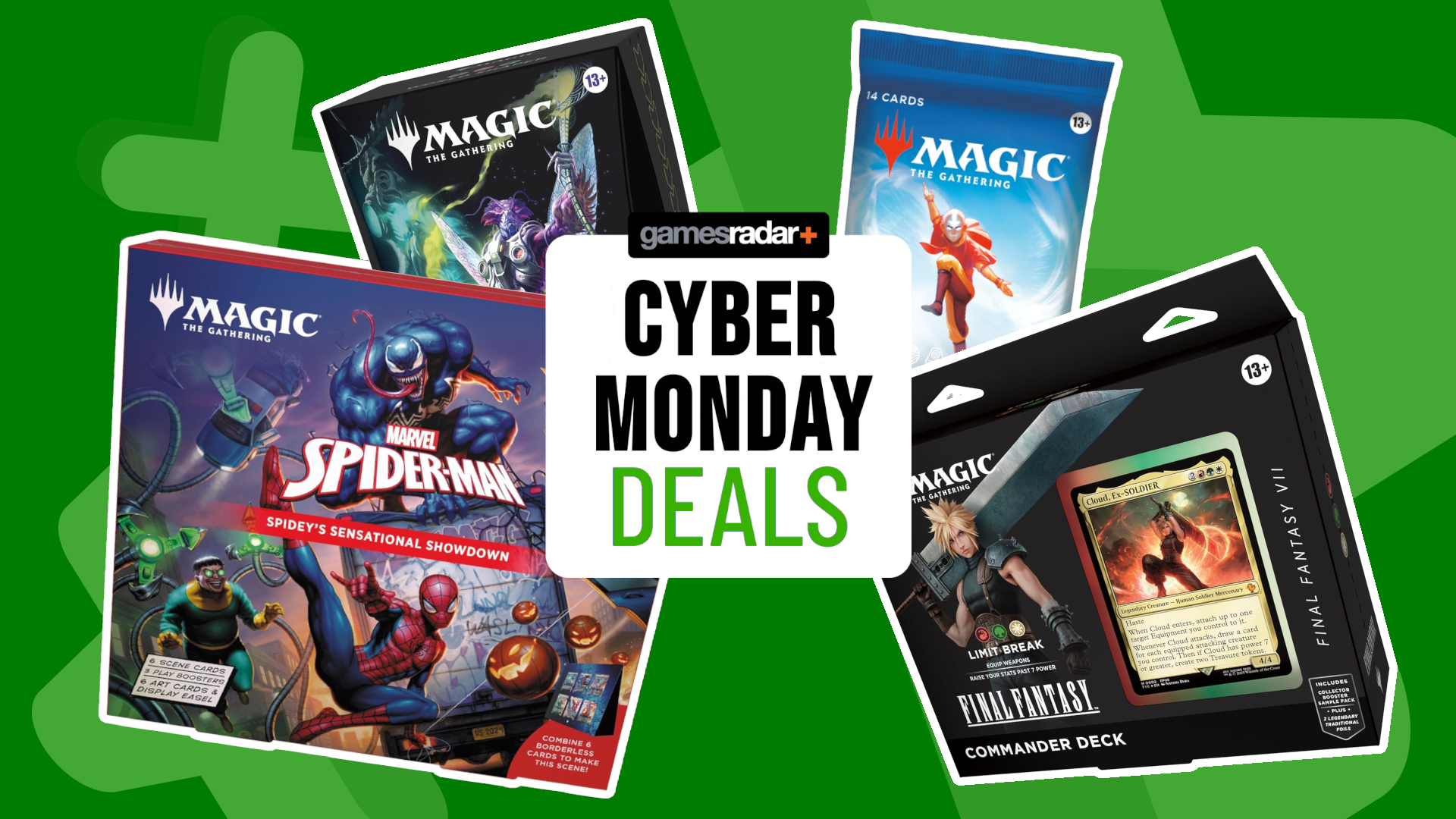 Art for Cyber Monday MTG deals.