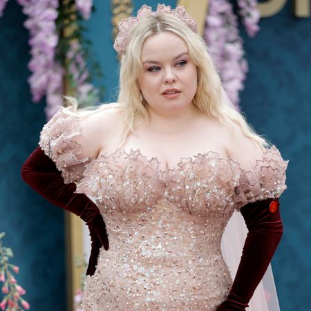 Nicola coughlan wears a custom rodarte dress at the bridgerton season 3 premiere