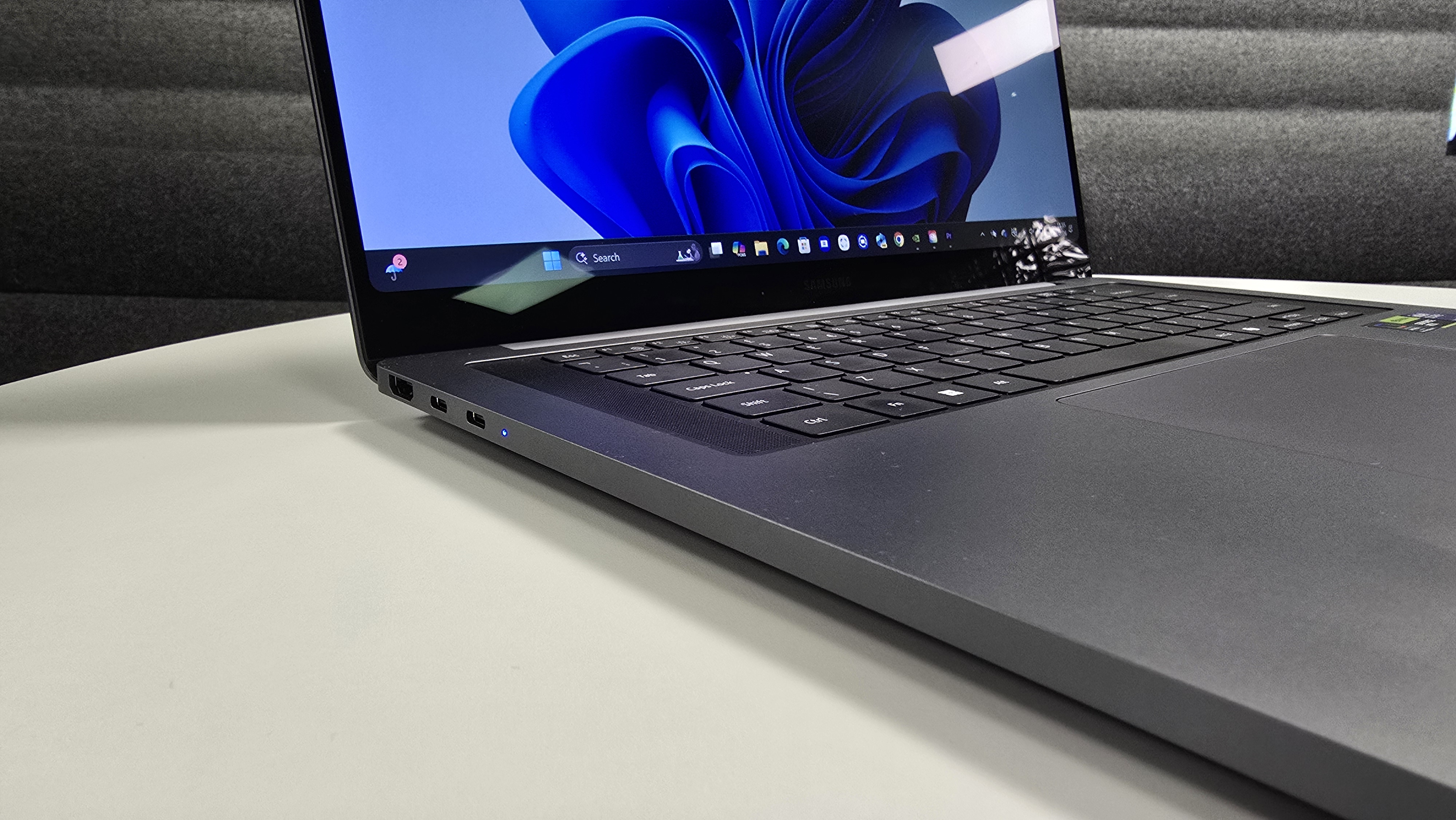 Samsung Galaxy Book6 Ultra laptop in an office environment