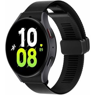 Samsung Galaxy Watch 5 with Milanese Band in Black