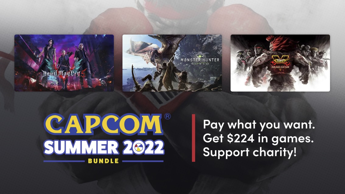 Die Titelauswahl beinhaltet mit DMC 5, Street Fighter 5 sowie Monster Hunter: World eine exquisite Auswahl an Capcom-Eigenmarken