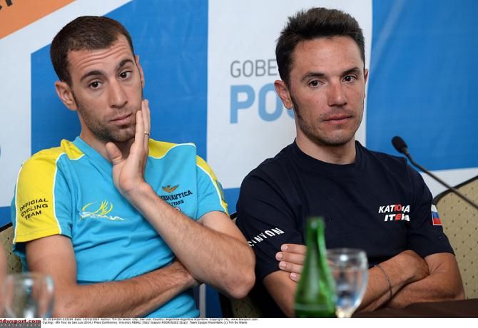 Vincenzo Nibali and Joaquim Rodriguez