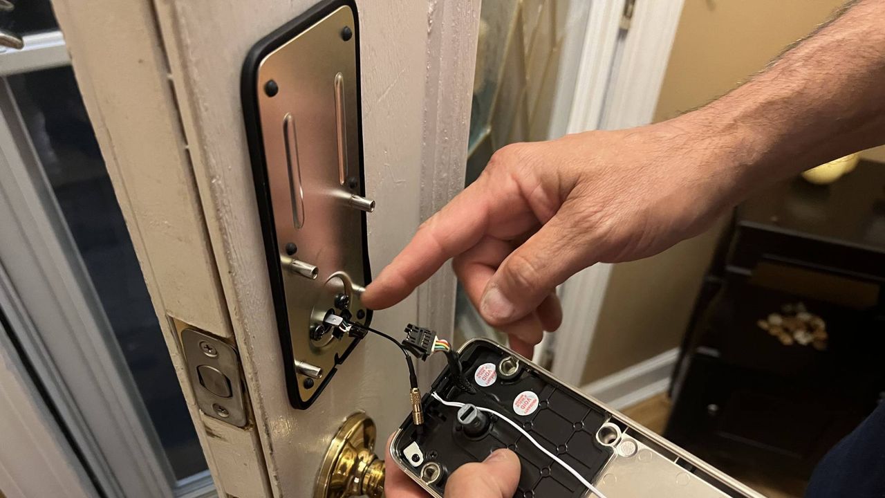 Installing Lockly Visage smart lock