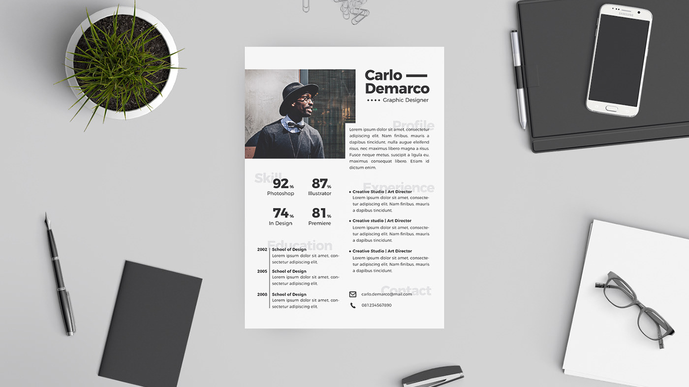 Free Artist Resume Creative Cv