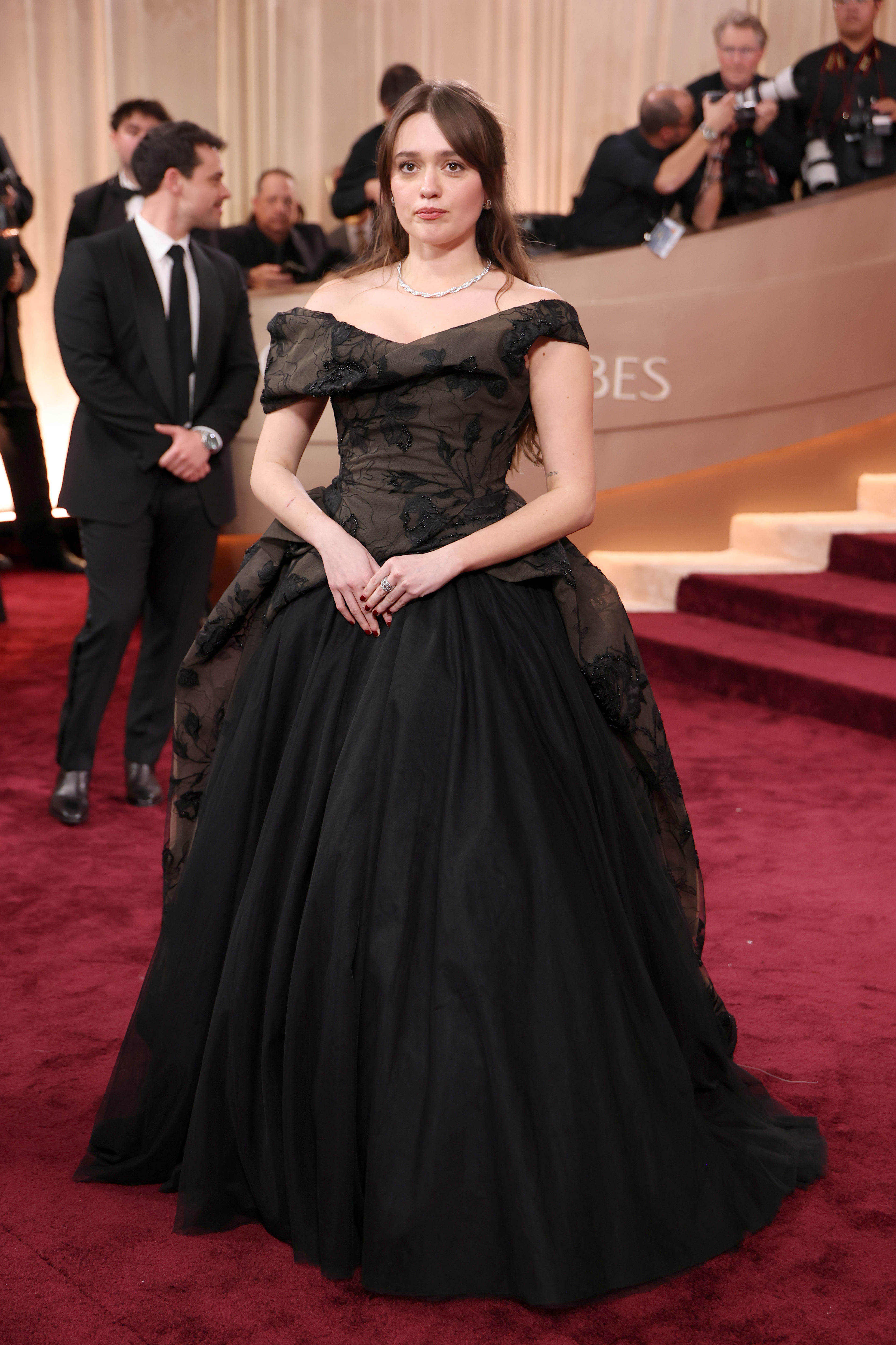 Aimee Lou Wood at the 2026 Golden Globes