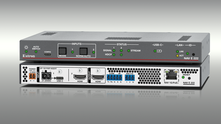 Extron's new UCS 910 Series of twisted pair USB 5Gbps extenders.