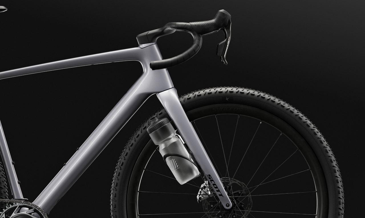 Scott Addict Gravel fork leg water bottle