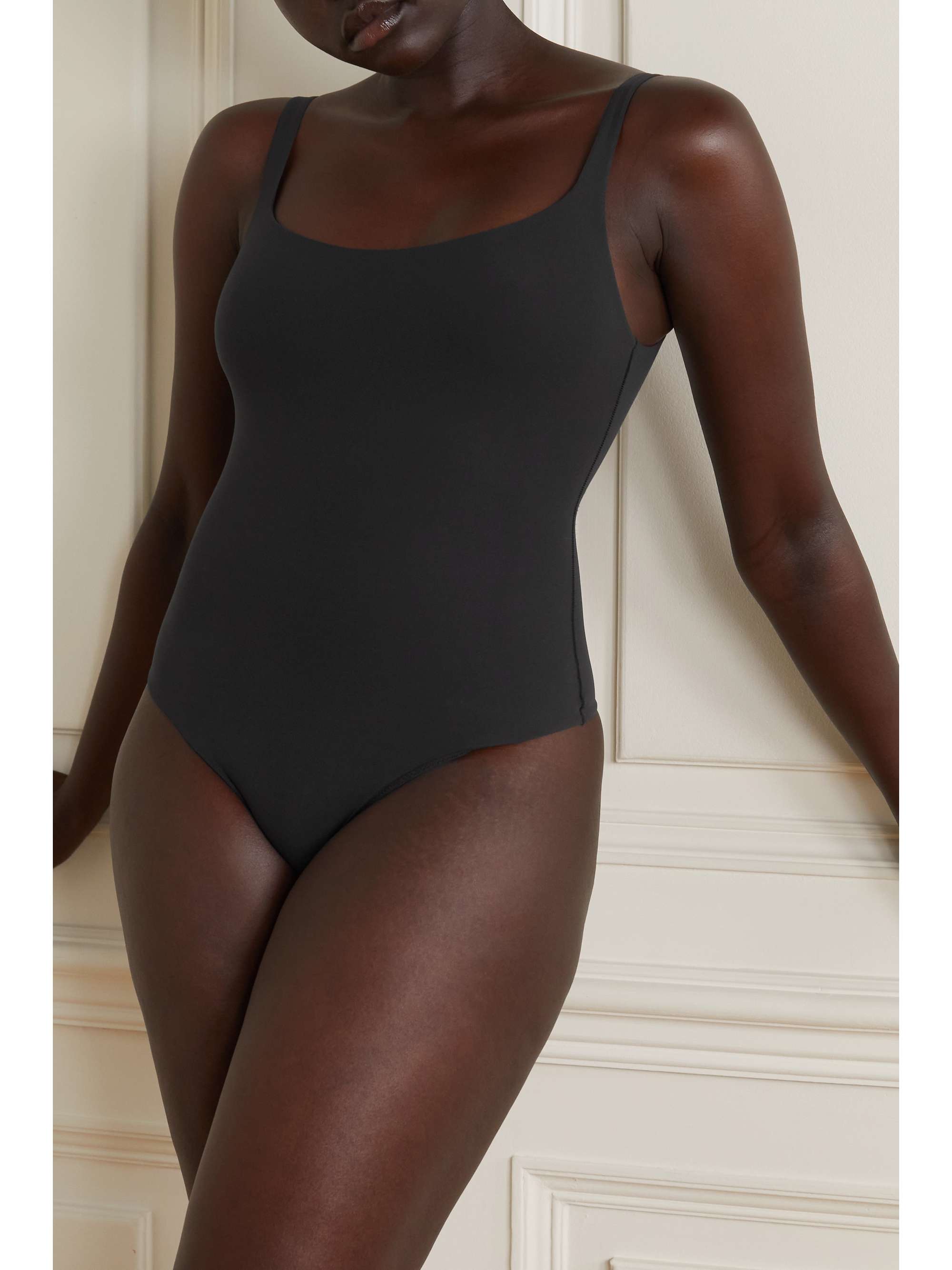 Fits Everybody Square Neck Bodysuit - Onyx