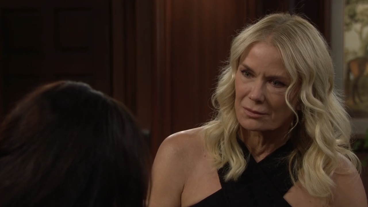 Katherine Kelly Lang frowning in The Bold and the Beautiful