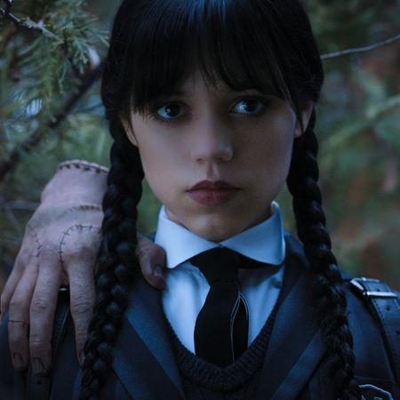 Jenna Ortega in Wednesday on Netflix